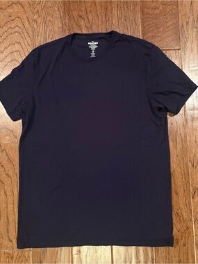 Bombas pima cotton crew neck t-shirt Navy blue size small